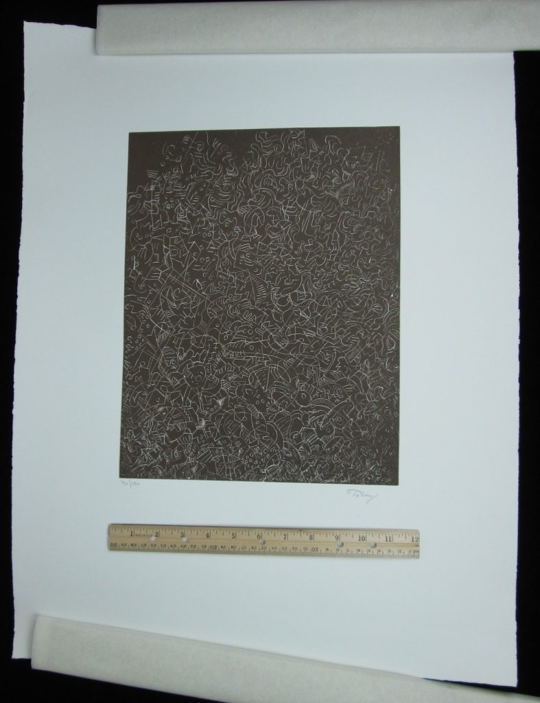 Mark Tobey Etching Psaltery