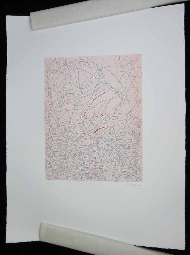 Mark Tobey Etching Morning Grass