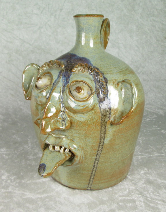 Fletcher Starbuck Pottery Grotesque Face Jug