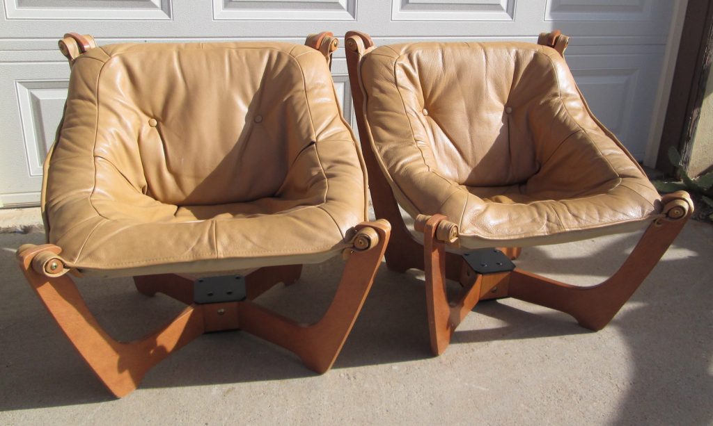 Set of 2 Low Back Luna Lounge Chairs