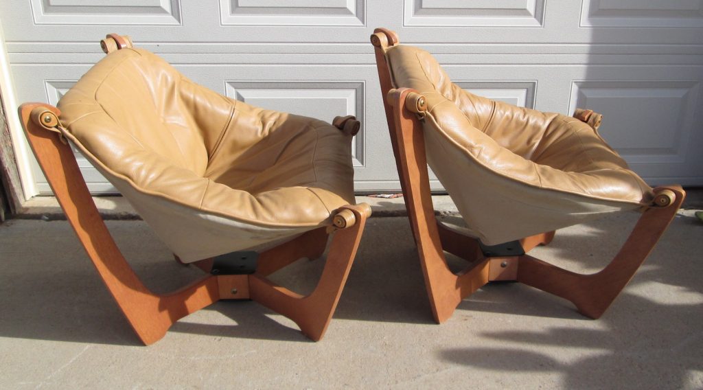 Set of 2 Low Back Luna Lounge Chairs