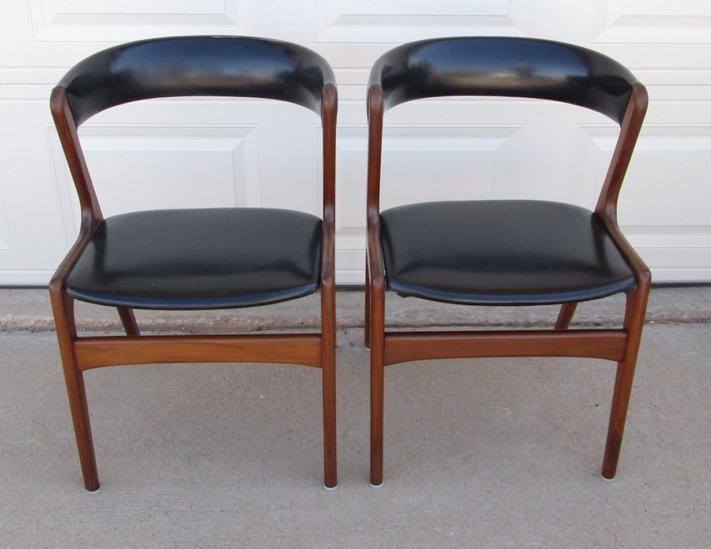 Pair Kai Kristiansen Dining Chairs