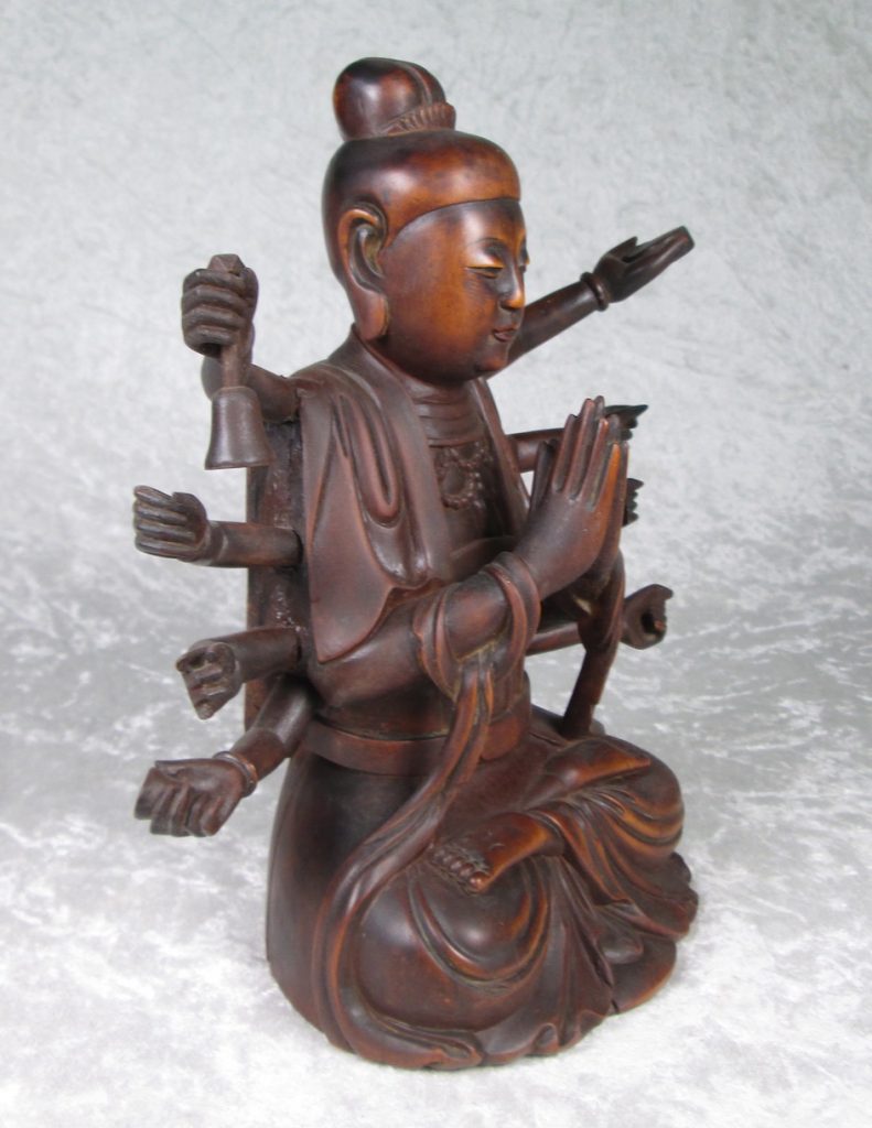 Chinese Wooden Carved bodhisattva