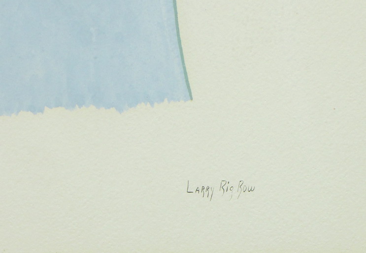 Larry Big Bow Painting