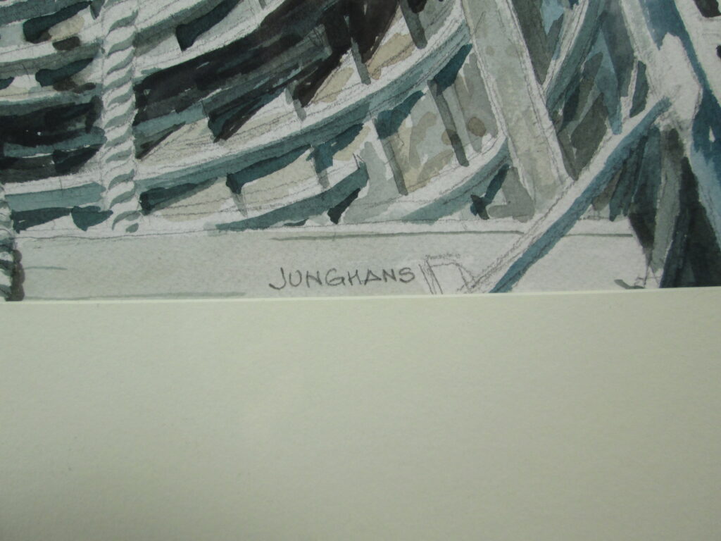 Earl Junghans Watercolor Painting "Seascout Boat"