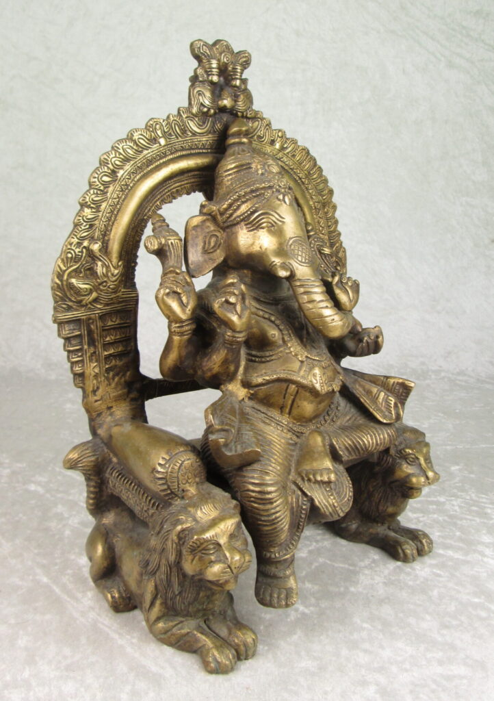 Brass Ganesha Figurine