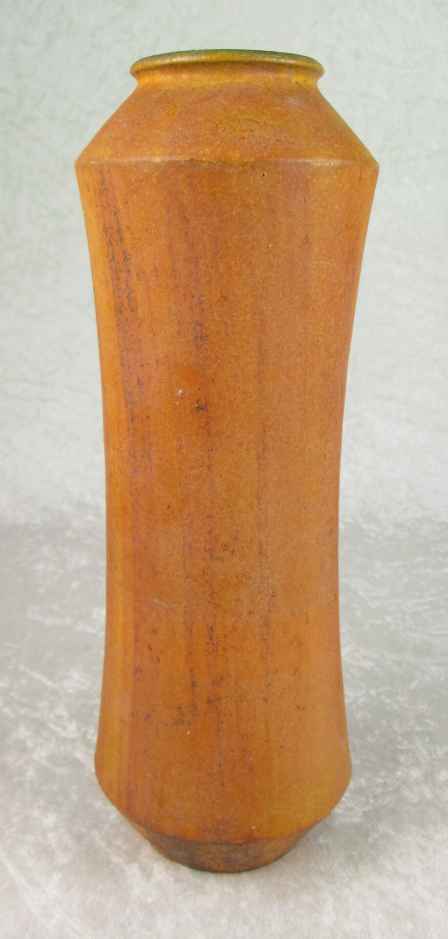Marcello Fantoni Pottery Vase Matte Rust