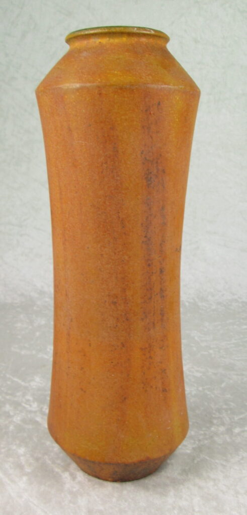 Marcello Fantoni Pottery Vase Matte Rust