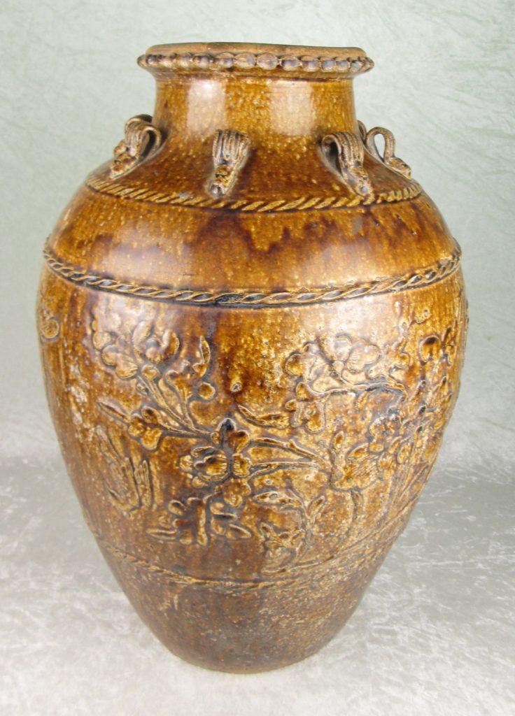 Antique Chinese Martaban Jar, 21inch